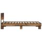 Preview: Bettgestell mit Kopfteil Altholz 80 x 200 cm Holzwerkstoff