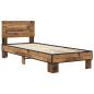 Preview: Bettgestell mit Kopfteil Altholz 80 x 200 cm Holzwerkstoff