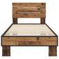 Preview: Bettgestell mit Kopfteil Altholz 80 x 200 cm Holzwerkstoff