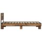 Preview: Bettgestell mit Kopfteil Altholz 80 x 200 cm Holzwerkstoff