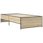 Preview: Bettrahmen Sonoma-Eiche 80 x 200 cm Holzwerkstoff