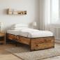 Preview: ARDEBO.de - Bettrahmen Altholz 80 x 200 cm Holzwerkstoff