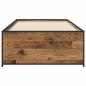 Preview: Bettrahmen Altholz 80 x 200 cm Holzwerkstoff