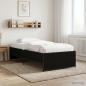 Preview: ARDEBO.de - Bettrahmen Schwarze Eiche 80 x 200 cm Holzwerkstoff