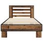 Preview: Bettgestell mit Kopfteil Altholz 80 x 200 cm Holzwerkstoff