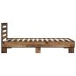 Preview: Bettgestell mit Kopfteil Altholz 80 x 200 cm Holzwerkstoff
