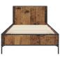 Preview: Bettgestell mit Kopfteil Altholz 80 x 200 cm Holzwerkstoff