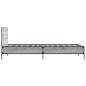 Preview: Bettgestell mit Kopfteil Grau Sonoma 80 x 200 cm Holzwerkstoff
