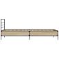Preview: Bettrahmen Sonoma-Eiche 80 x 200 cm Holzwerkstoff