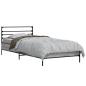 Preview: Bettrahmen Grau Sonoma 80 x 200 cm Holzwerkstoff