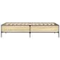 Preview: Bettrahmen Sonoma-Eiche 80 x 200 cm Holzwerkstoff