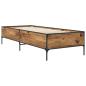 Preview: Bettrahmen Altholz 80 x 200 cm Holzwerkstoff