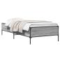 Preview: Bettrahmen Grau Sonoma 80 x 200 cm Holzwerkstoff