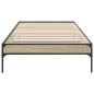 Preview: Bettrahmen Sonoma-Eiche 80 x 200 cm Holzwerkstoff
