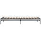 Preview: Bettrahmen Sonoma-Grau 80 x 200 cm Holzwerkstoff