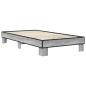Preview: Bettrahmen Grau Sonoma 80 x 200 cm Holzwerkstoff