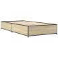 Preview: Bettrahmen Sonoma-Eiche 80 x 200 cm Holzwerkstoff