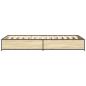 Preview: Bettrahmen Sonoma-Eiche 80 x 200 cm Holzwerkstoff