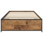 Preview: Bettrahmen Altholz 80 x 200 cm Holzwerkstoff