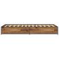 Preview: Bettrahmen Altholz 80 x 200 cm Holzwerkstoff