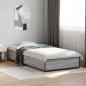 Preview: ARDEBO.de - Bettrahmen Grau Sonoma 80 x 200 cm Holzwerkstoff