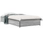 Preview: Bettrahmen Grau Sonoma 80 x 200 cm Holzwerkstoff