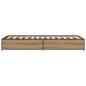 Preview: Bettrahmen Artisan-Eiche 80 x 200 cm Holzwerkstoff