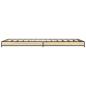 Preview: Bettrahmen Sonoma-Eiche 80 x 200 cm Holzwerkstoff