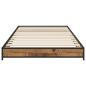 Preview: Bettrahmen Altholz 80 x 200 cm Holzwerkstoff