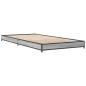 Preview: Bettrahmen Grau Sonoma 80 x 200 cm Holzwerkstoff