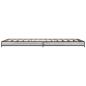 Preview: Bettrahmen Grau Sonoma 80 x 200 cm Holzwerkstoff
