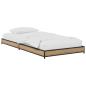 Preview: Bettrahmen Artisan-Eiche 80 x 200 cm Holzwerkstoff