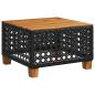 Preview: 6-tlg. Garten-Sofagarnitur mit Kissen Schwarz Poly Rattan