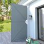 Preview: Faltbarer Terrassen-Seitenfächer Grau 300×150 cm