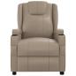 Preview: Relaxsessel Cappuccino-Braun Kunstleder