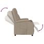 Preview: Relaxsessel Cappuccino-Braun Kunstleder
