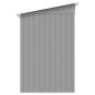Preview: Gartenschuppen Grau Metall