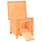 Preview: Katzenhaus 50x46x43,5 cm Kiefernholz & Tannenholz