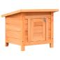 Preview: Katzenhaus 50x46x43,5 cm Kiefernholz & Tannenholz