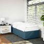 Preview: ARDEBO.de - Bettgestell Blau 100x200 cm Samt