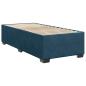 Preview: Bettgestell Blau 100x200 cm Samt