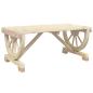 Preview: Garten-Couchtisch 90x50x40 cm Massivholz Tanne