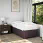 Preview: ARDEBO.de - Bettgestell ohne Matratze Dunkelbraun 90x200 cm Stoff