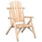 Preview: Gartenstuhl 68x86x103 cm Massivholz Fichte