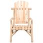 Preview: Gartenstuhl 68x86x103 cm Massivholz Fichte
