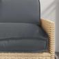 Preview: Kissenset Oxford-Stoff Anthrazit 120 x 50 x 52 cm