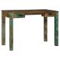 Preview: ARDEBO.de - Schreibtisch Braun 112 x 55 x 76 cm Massives upgecyceltes Holz