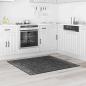 Preview: Anti-Rutsch Shaggy Teppich Dunkelgrau 120 x 120 cm PP