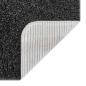 Preview: Anti-Rutsch Shaggy Teppich Dunkelgrau 160 x 160 cm PP