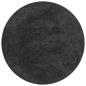 Preview: Anti-Rutsch Shaggy Teppich Dunkelgrau 90 x 90 cm PP
